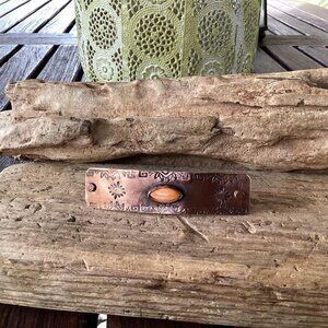 Copper and Spiny Oyster Barrette